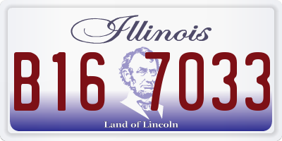 IL license plate B167033