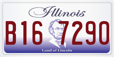 IL license plate B167290