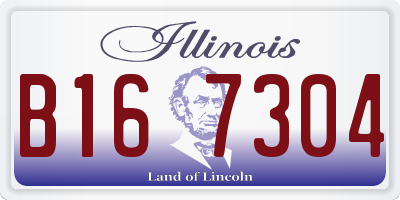 IL license plate B167304