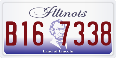 IL license plate B167338