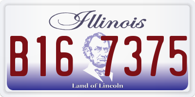 IL license plate B167375