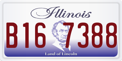IL license plate B167388
