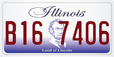 IL license plate B167406