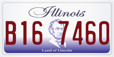 IL license plate B167460