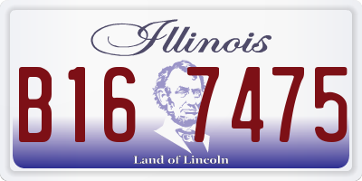 IL license plate B167475