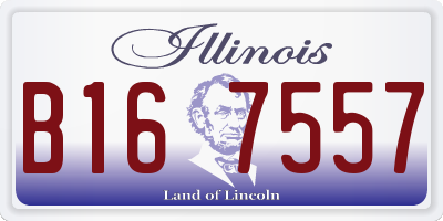 IL license plate B167557