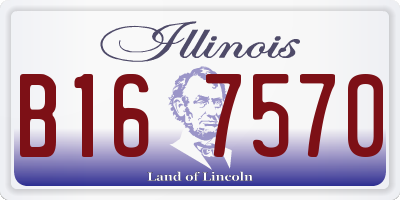 IL license plate B167570