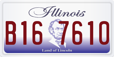 IL license plate B167610