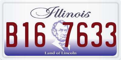 IL license plate B167633