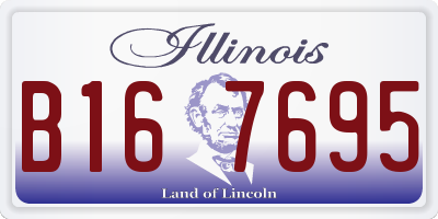 IL license plate B167695