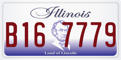 IL license plate B167779