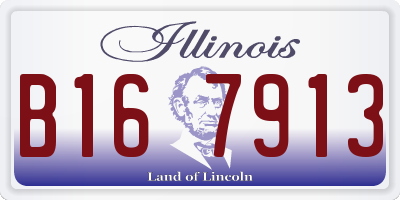 IL license plate B167913