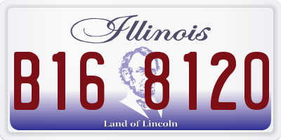 IL license plate B168120