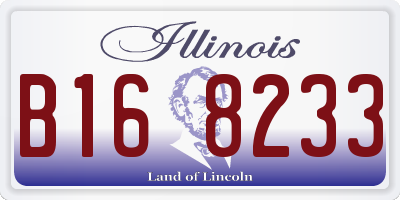 IL license plate B168233