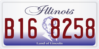 IL license plate B168258
