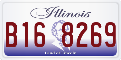 IL license plate B168269