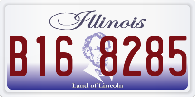 IL license plate B168285