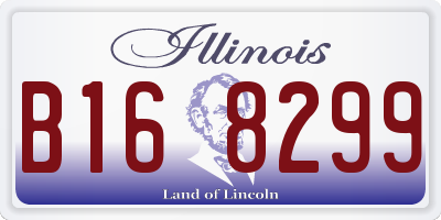 IL license plate B168299
