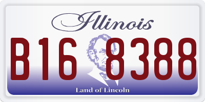 IL license plate B168388