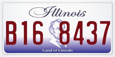 IL license plate B168437