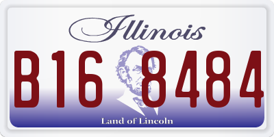 IL license plate B168484