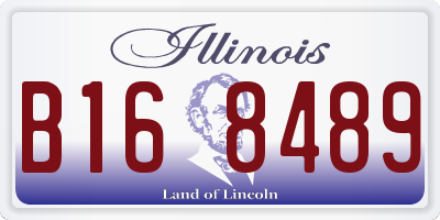 IL license plate B168489