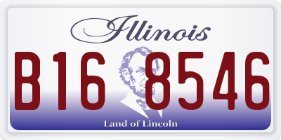 IL license plate B168546