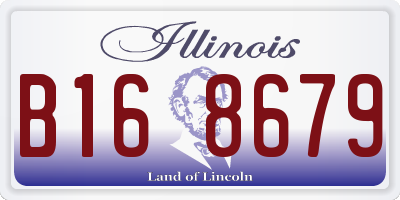IL license plate B168679