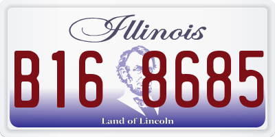 IL license plate B168685