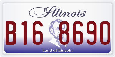 IL license plate B168690