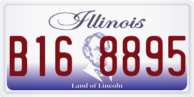IL license plate B168895