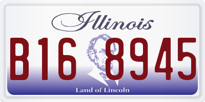 IL license plate B168945