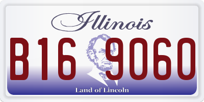 IL license plate B169060
