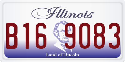 IL license plate B169083