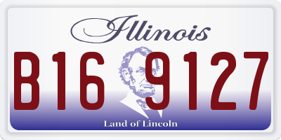 IL license plate B169127