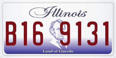 IL license plate B169131
