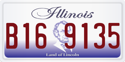 IL license plate B169135