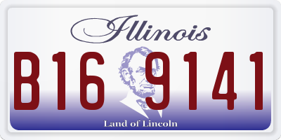 IL license plate B169141