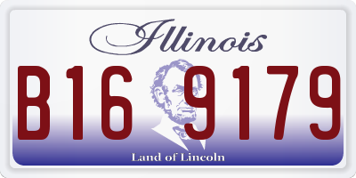 IL license plate B169179