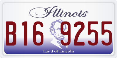 IL license plate B169255