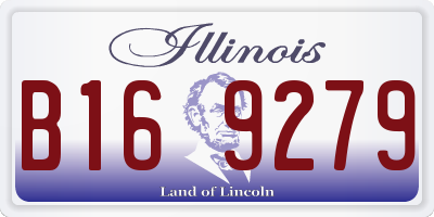 IL license plate B169279