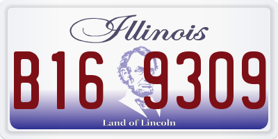 IL license plate B169309