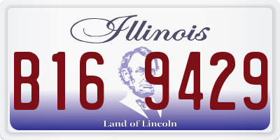 IL license plate B169429
