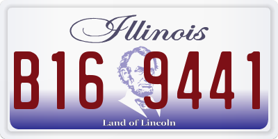 IL license plate B169441