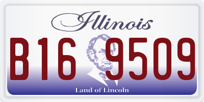 IL license plate B169509