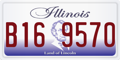 IL license plate B169570
