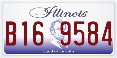 IL license plate B169584