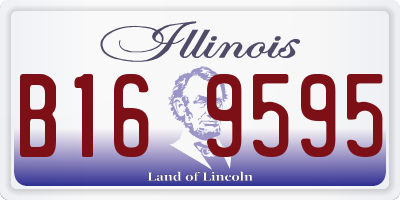 IL license plate B169595