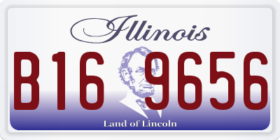 IL license plate B169656