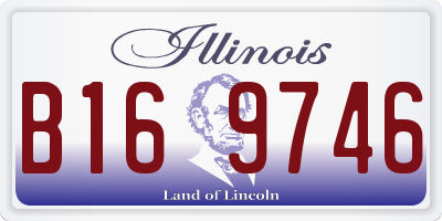 IL license plate B169746